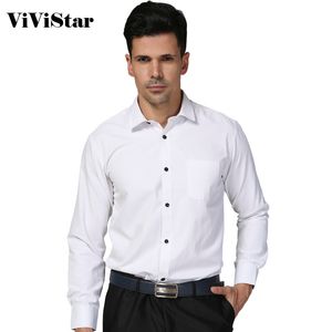 Atacado - Homens Vestido Camisas 2015 Nova Chegada Primavera Moda Marca Longa Manga Slim Fit Camisas F1135-EU