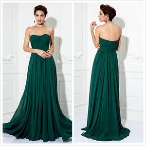 Simple Formal Evening Military Ball Dress Open Back A-line Princess Strapless Sweep / Brush Train Chiffon with Draping Criss Evening Dresses