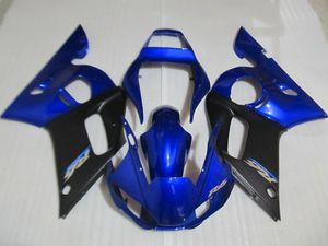 Högkvalitativ fairingkit för Yamaha YZF R6 98 99 00 01 02 Blue Black Fairings Set YZFR6 1998-2002 OT16