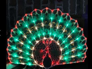 LED ficklampa strängljus påfågel kärlek ljus bröllop festlig dekoration rum modellering kamera ljus