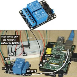 5V 2 Channel Relay Module for Arduino PIC ARM DSP AVR Electronic Raspberry B00246 JUST