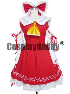 Touhou Project Reimu Hakurei Cosplay Costume Pełny zestaw