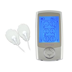 Des Dizaines achat en gros de DOMAS SM9910 Mini TENS Unité EMS Massage Machine Stimulation Électronique Musculaire Stimulateur pour le Soulagement de la Douleur Complète du Corps