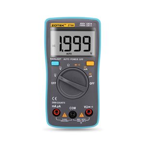 Zotek digital multimeter, zt98 automatic range, 2000counts 550V protection, automatic shutdown