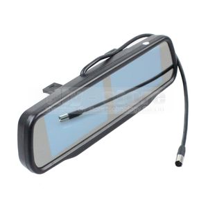 Double 4 3 inch Screen Rearview Mirror Car Monitor with 2 x CCD Car Rear View Camera for Rear Front Side View Camera261B