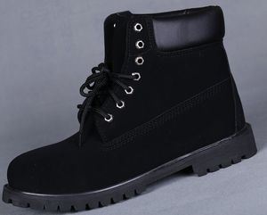 الموضة الكلاسيكية Martin Boots Men Leather Retro Designer Onbool Boot مقاومة للماء أحذية الكستناء في الهواء الطلق أسود شوكولاتة حمراء الحجم الأبيض 41-46 للرجال