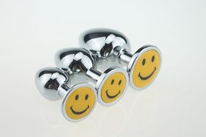 Unisex Butt Toys Plug Anal Silver Insert Rostfritt Stål Metallpläterad Smycken Sexig Stoppar Anal Leksaker För Kvinna Män Erotiska Sexprodukter