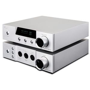 Freeshipping IDAC-6 IHA-6 66 SET IDAC-6 AUDIO DECODER IHA6 Full Balanced Headphone Amplifier HiFi Tube Amps Aluminiumhölje