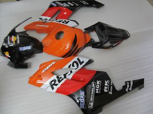 Honda CBR1000RR 04 05 için sıcak satış kaportalar kırmızı siyah enjeksiyon kalıplı kaporta kiti CBR1000RR 2004 2005 OT34