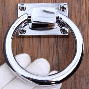 Modern fashion shaky drop rings furniture handles shiny 100mm silver Room wooden door chair sofas pull chrome unfold install