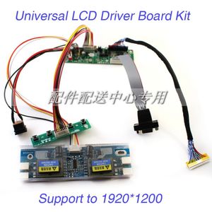 Freeshipping Kit scheda driver monitor LCD con tastiera Cavo VGA 4-C Inverter integrato 23 programmi Supporto schermo LVDS 10-22 ''