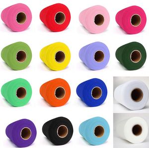 Wholesale wedding sheer fabric for sale - Group buy Tulle Roll Spool quot x100yd Wedding Netting Sheer Decor Banner Garland Tassel Chair Bow Sash Diy Tutu Skirt Fabric Gift Craft Wrap favors