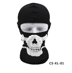 maschera viso teschio ciclismo cappuccio integrale maschera urlo costume maschera scheletro teschio ciclismo cosplay sci motociclista fascia cappucci tattici