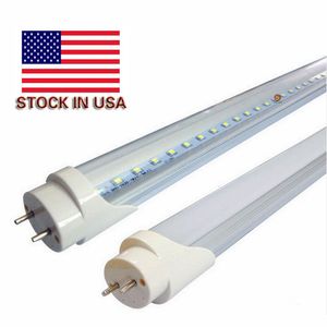 Stok ABD + 18 W G13 4ft 120 cm led tüpler ışıklar 6000 k-6500 k soğuk beyaz yüksek parlak hızlı gemi 3-5 gün