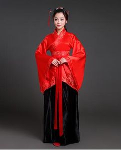 Eski Kostüm Tang Suit Han Fu Dramatik Giysileri Antik Çin Etek