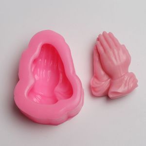 BB021 Prayer Hand Finger Silicone Molds For Soap Candle Making Resin,Clay Crafts Molds