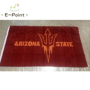 Bandiera in poliestere NCAA Arizona State Sun Devils 3ft * 5ft (150 cm * 90 cm) Bandiera Banner decorazione regali volanti per il giardino di casa