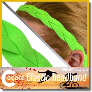 Wholesale 100 pieces lot Triple Braided Sports Headband with NON SLIP GRIP for Running Soccer Softball Basketball Yoga Golf