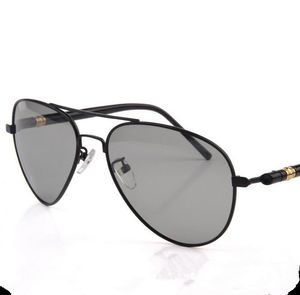Ny märke designer män photochromic solglasögon kör förare polariserade solglasögon skyddsglasögon metall glasögon Gratis frakt