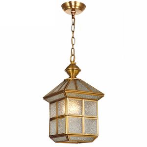 Country Copper House Corridor Pendant Light Living Room Copper Pendant Lamp Study room Hallway Gallery Pendant Lighting