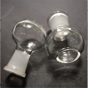 Röktillbehörsskålar 14 mm 18 mm runda glaskupoladapterskålar för tobaksglasvattenrör