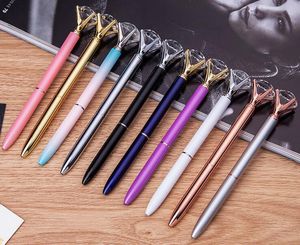 Bullets Rotary Large Diamond Metal Crystal Pen Ruby Sculpture Glass Oily Pen Paint Drill Ballpoint pen