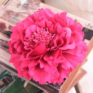 13 centimetri di alta qualità grandi teste di fiore di peonia di seta decorazione della festa nuziale simulazione artificiale seta peonia camelia rosa fiore matrimonio parete