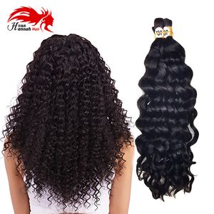 Human Bulk Hair For Micro Braids Deep Curly Wave brazilian Braiding Hair Unprocessed Human Braiding Hair Bulk No Weft