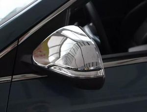 جودة عالية ABS الكروم 2PCS جانب السيارة مرآة باب حماية زخرفة غطاء لشركة هيونداي سوناتا 2011-2017