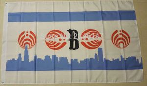 Bandiera personalizzata Chicago Bassnectar Bandiere e striscioni in poliestere 100D da 3 piedi per 5 piedi