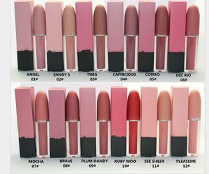 HEISSES neues Make-up Matte Lippenstift Lippen Lipgloss 12 Farben auf Lager