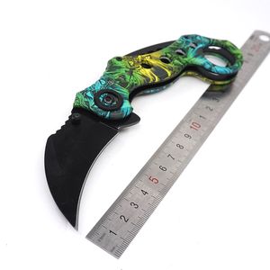 Scorpion Claw Karambit Pocket Knife toptan satış-Mini Karambit CSGO Bıçak Pençe Bıçak C Çelik Avcılık Kamp Aracı Survival Taktik Cep Akrep Savaş Öz savunma Bıçak Çin Yapımı