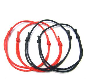 Frete Grátis NOVA 100 Pcs DIY CORDA VESTIDA pulseira KABBALAH vermelho contra o SUCESSO olho SUCESSO sorte