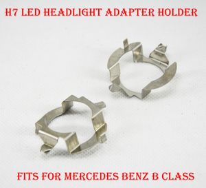2 sztuk H7 LED Reflektor Zestaw do konwersji żarówki Metalowa Żelaza Podstawa Adapter Gniazdo Uchwyt Rezerwatowy Clip Mercedes Benz B Class Aktualizacja Hid Halogen