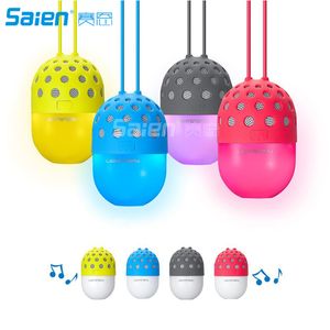 Lanternas portáteis Firefly à prova d'água sem fio sem fio Bluetooth Colorido LED Night Light Light Esporte Ligarra Ao Ar Livre Mini Alto-falante Especial