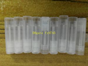 200 teile / los Freies Verschiffen 5g Leere Klare LIP BALM Tubes Container Transparente Lippenstift mode Cool 5ml Lip Tubes Nachfüllbare Flaschen