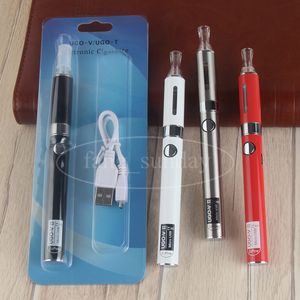 Serbatoio di riscaldamento a bobina inferiore MT3 Clearomizer Vape eVod eGo Starter Blister Kit UGO VII Cavo USB Penna vaporizzatore 650 900 mah 510 Batteria