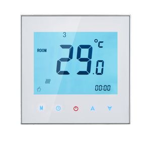 Freeshipping 3A 110-230V Wöchentlich programmierbares LCD-Display Touchscreen Wasserheizung Thermostat Raumtemperaturregler