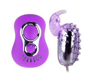 7-Funktions-Kaninchen-Sprung-Ei-Vibrator-Vibe-Massagegerät-Geschlecht spielt Frauen-Masturbation # R91