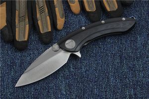 Specialerbjudande Utmärkt Kvalitet Flipper Folding Kniv D2 Satinblad G10TC4 Titanlegering Hantera EDC Pocket Folder Knivar Tactical Knives