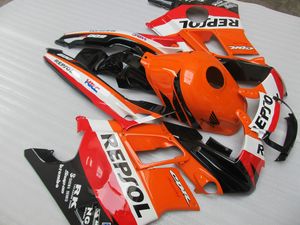 Högkvalitativ fairingkit för Honda CBR60O F2 91 92 93 94 Orange Svart Fairings Set CBR600 F2 1991-1994 OY13