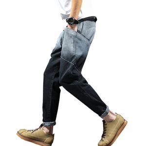 All'ingrosso- 2017 Spring New Fashion Men Jeans Pants Casual Slim Fit Youths Jogger Jeans (dimensioni asiatiche)