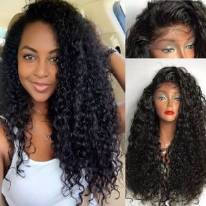 Wholesale human hair wigs for sale - Group buy 8a Glueless Lace Front Human Hair Wigs Unprocessed Full Lace Wig Peruvian Loose Deep Lace Front Wigs Black Women