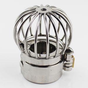 NEW Stealth Lock Design Scrotum Pendant Stainless Steel Ball Stretchers Cock Ring Locking Male Chastity Sex Toys