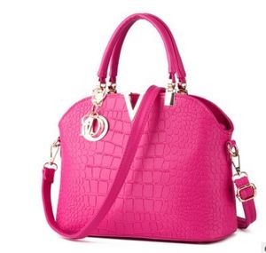 2017 Famous brand designer Luxury leather handbags women messenger bag Ladies crocodile pattern Shoulder bag Crossbody multi colors