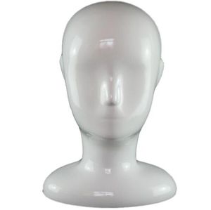 PVC Male Mannequin Head Man Realistic Dummy Wig Stand para Hat Hat Glass