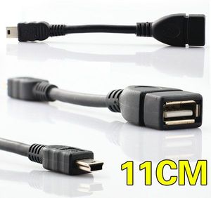 11 cm micro usb para mini host usb cabo otg para dac amplificador digital portátil tablet pc telefone móvel mp4 mp5 100 pçs / lote