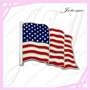 Wholesale usa china flag for sale - Group buy 100PCS China Factory Made USA American Flag Jewelry Quality Silver Lapel Pin For Patriotism