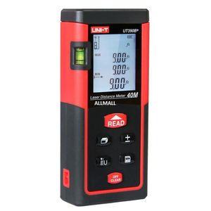 Freeshipping Distance Laser Meter 40m Bubble Level Rangefinder Range Finder Tape Measure Area / Volume Ditance Meter med låda