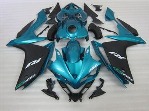 Injektionsgjutning Toppförsäljning Fairing Kit för Yamaha YZF R1 07 08 Gröna svarta Fairings Set YZFR1 2007 2008 OT19